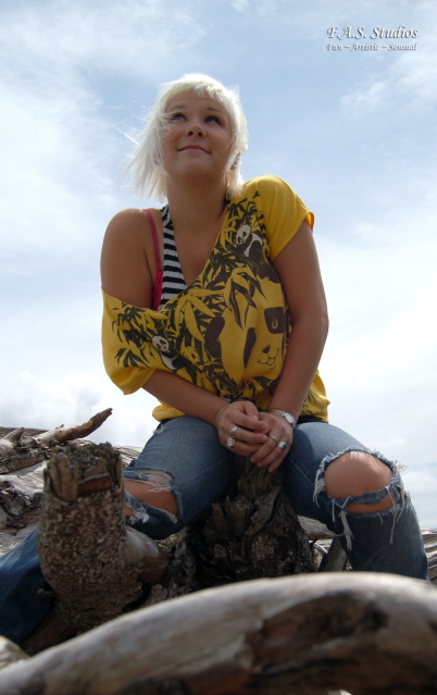 Female model photo shoot of Inga Marie in Newport, OR