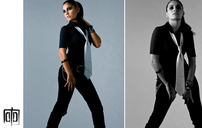 Female model photo shoot of Yanin Carvallo by dismantled photography in Tye Studios #447722, makeup by Mara - MUA
