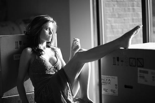 Female model photo shoot of Catherine K Foxx by Doug Sparks