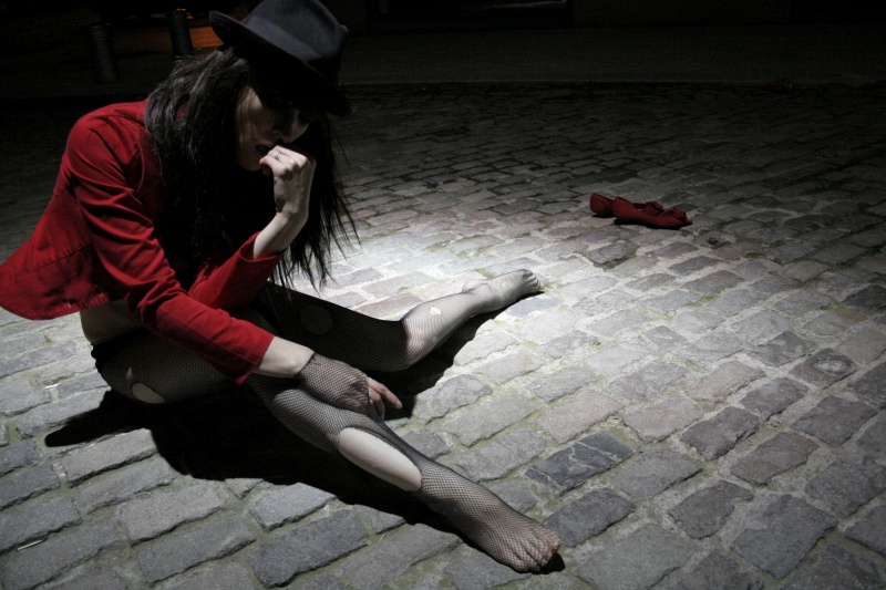 Male and Female model photo shoot of LaGwardia and Kojii Helnwein in Dublin