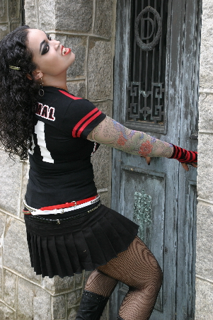 Female model photo shoot of Saudade Stranger by Goodluck All in Old Town, Alexandria, VA, makeup by Vernita Dawkins Makeup 