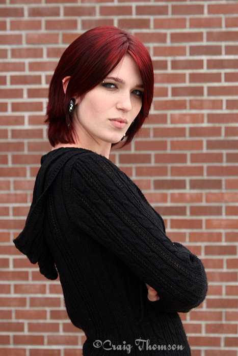 Female model photo shoot of Amanda Daisy by Craig Thomson in Auburn Transit$Train Center.