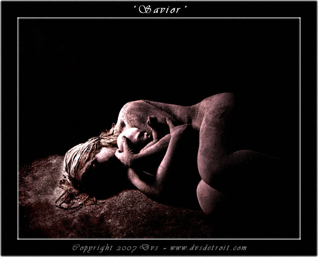 0 and Female model photo shoot of DVS and Foxy Tigress in fossilized within an eternal embrace to find some haven from this cataclysmal event. This series is not to exploit their great anguish and death, but to reflect upon the compassion they sought within each other in their final moments of life. 