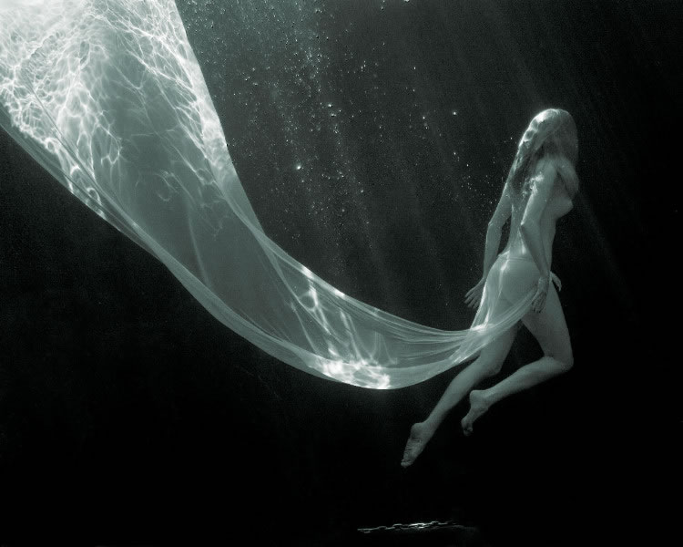 Female model photo shoot of SilverCharm by alberich in water