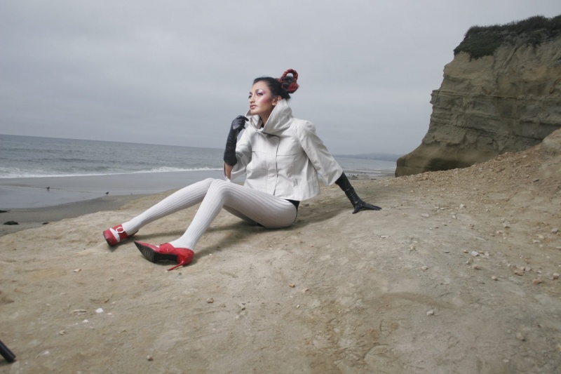 Female model photo shoot of Lauren Warner and MIAAA in half moon bay