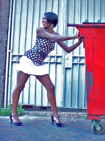 Female model photo shoot of Iari by WORLD FAMOUS in downtown, new orleans