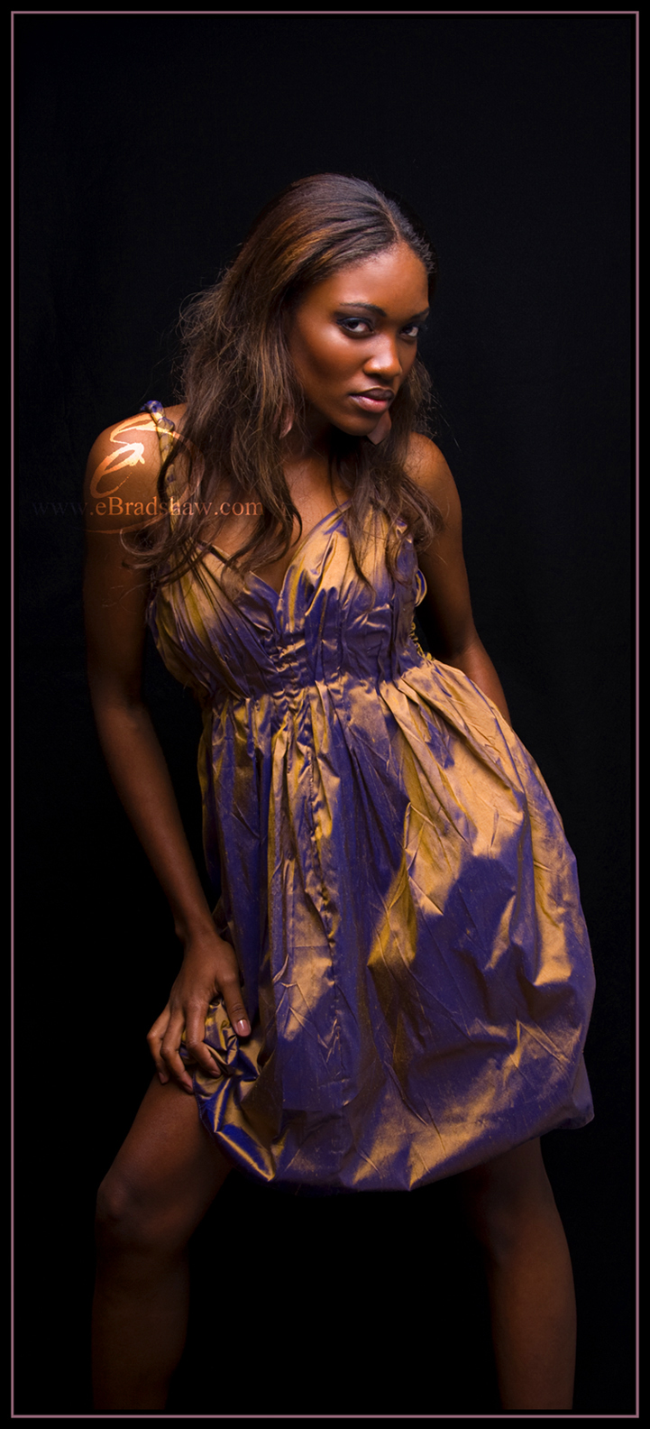 Female model photo shoot of Ghana El Shabazz by eBradshaw in The eBradshaw & Diana Deaver Studio - Charleston, South Carolina USA