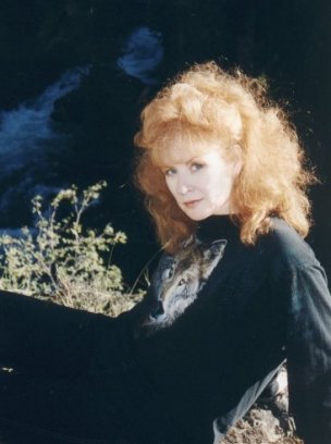 Female model photo shoot of Barbara T in Waterfalls in Northern Oregon USA 