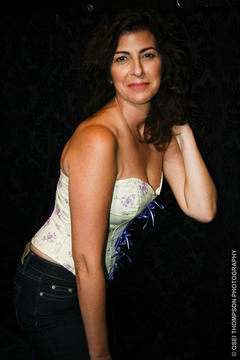 Female model photo shoot of Michelesmagic in The Toronto Clothing Event, hair styled by Wanda MacRae