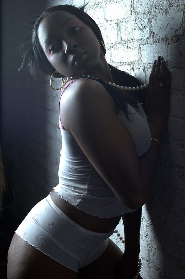 Female model photo shoot of BLACKDIAMOND AKA FOXY by Micheal Miller in STUDIO. TACOMA WASHINGTON