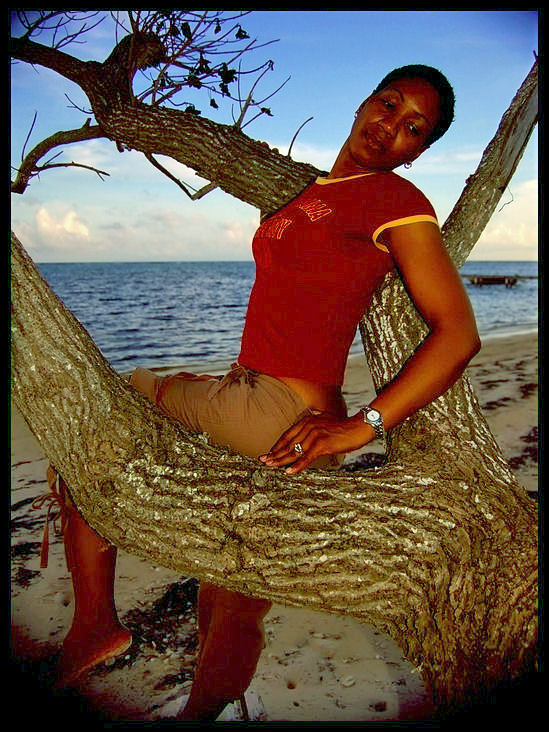 Female model photo shoot of Melamar in Cayman Islands