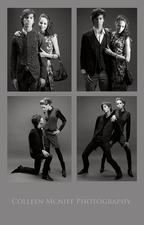 Female and Male model photo shoot of Nia Yates, Nichole Model and Travisss by Colleen Greene in New York