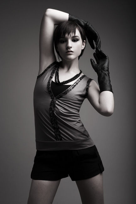 Female model photo shoot of Device Design by Scott Lennon, makeup by lindsay dumas