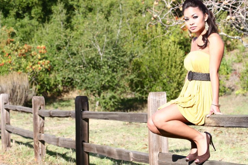 Female model photo shoot of Make Up by LadyJae by NVS Photography in Overfelt Gardens - San Jose, Ca