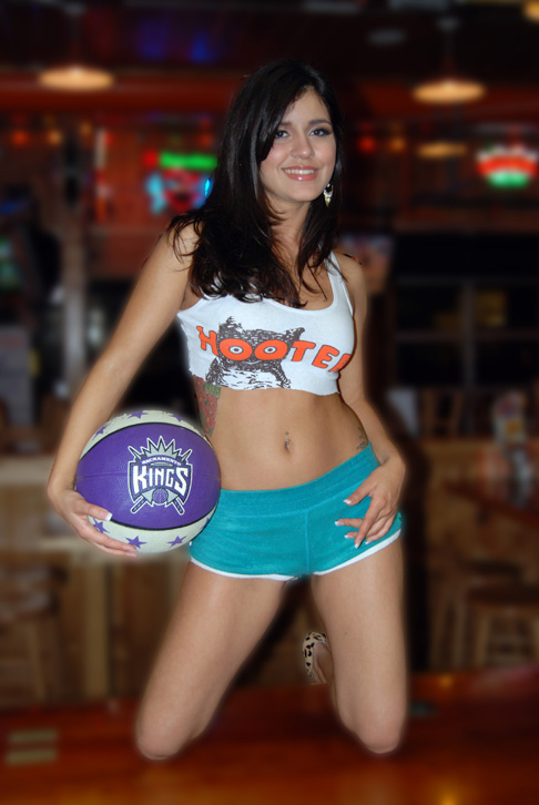 Male and Female model photo shoot of 24KPhotography and x Rachel Ann x in Hooters of Natomas