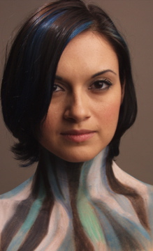 Female model photo shoot of Melissa C Medina in Mineola, NY, body painted by Bodies of Paint