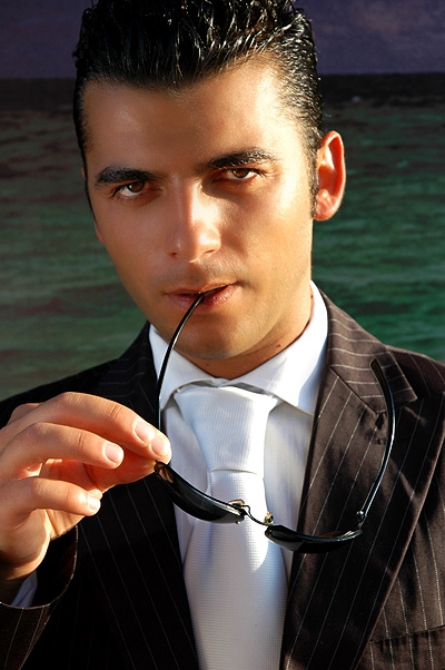 Male model photo shoot of Luca Italian in Miami Beach