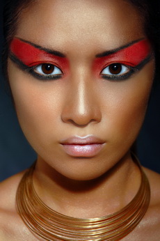 Female model photo shoot of Chcsxyazn by Anna Gunselman, makeup by CELEBRITY Chris Lanston