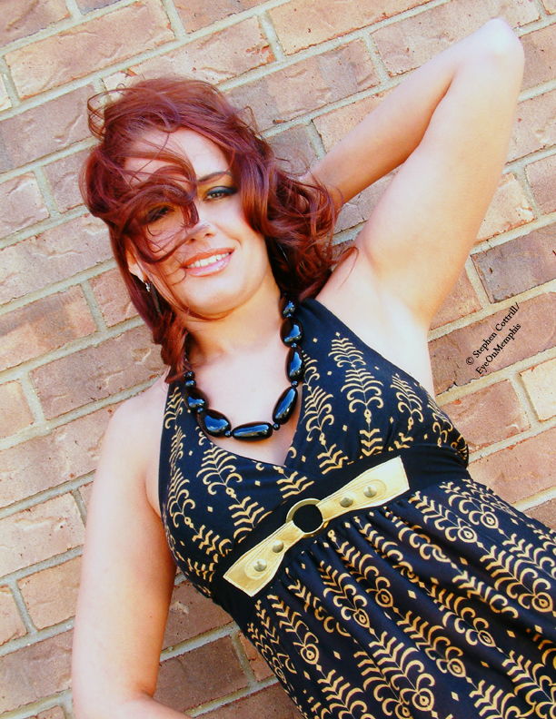 Female model photo shoot of Brookielyn by SteveC in Memphis, hair styled by MISS ATLANTIS, makeup by Beauty of Atlantis