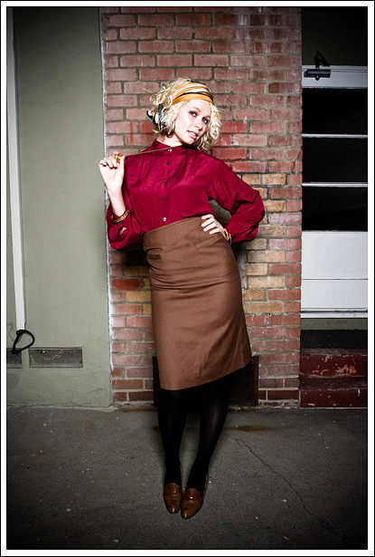 Female model photo shoot of Merrill-Ashley by TIM MELIDEO PHOTOGRAPHY, wardrobe styled by Magnolia Family Vintage