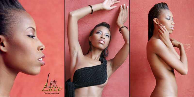 Female model photo shoot of Kennedy Deshawn by Lovelace Studio, makeup by arlana andrews