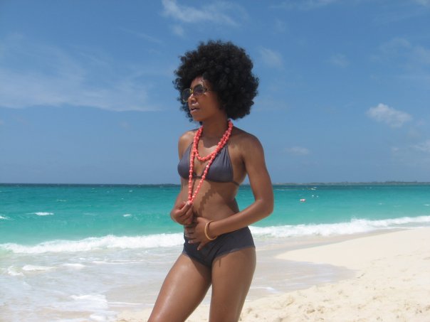 Female model photo shoot of Sonya Freeman in Bahamas