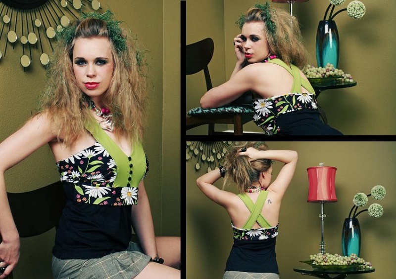 Female model photo shoot of Ashley Haven by Kevin Russ, makeup by Alicia Mariah Elfving