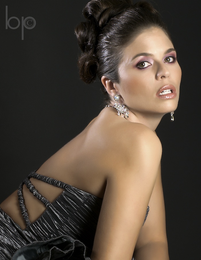 Female model photo shoot of Regina O by ByteStudio in Bellevue, WA, makeup by Querelle