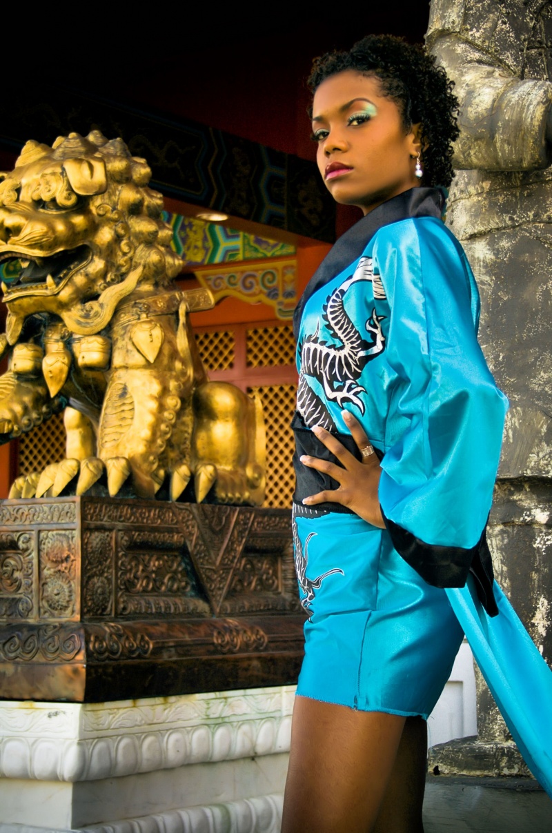 Female model photo shoot of JustKeeta in Forbidden City