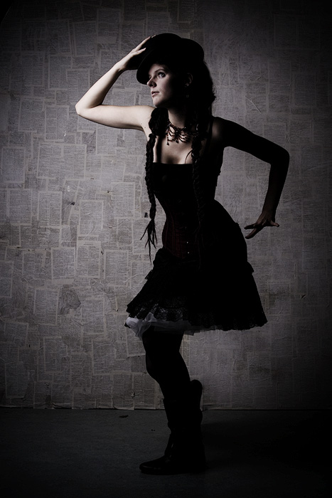 Female model photo shoot of _Raven by Hanneke Meier