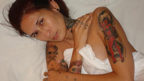 Female model photo shoot of Inked Laurie