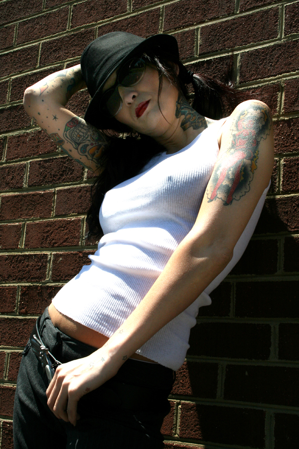 Female model photo shoot of Inked Laurie