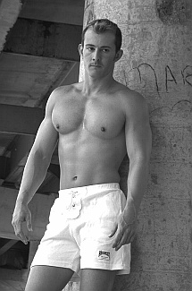 Male model photo shoot of muscleken by JBPhoto