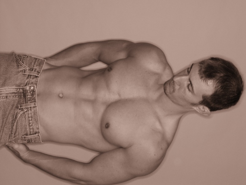 Male model photo shoot of muscleken by JBPhoto