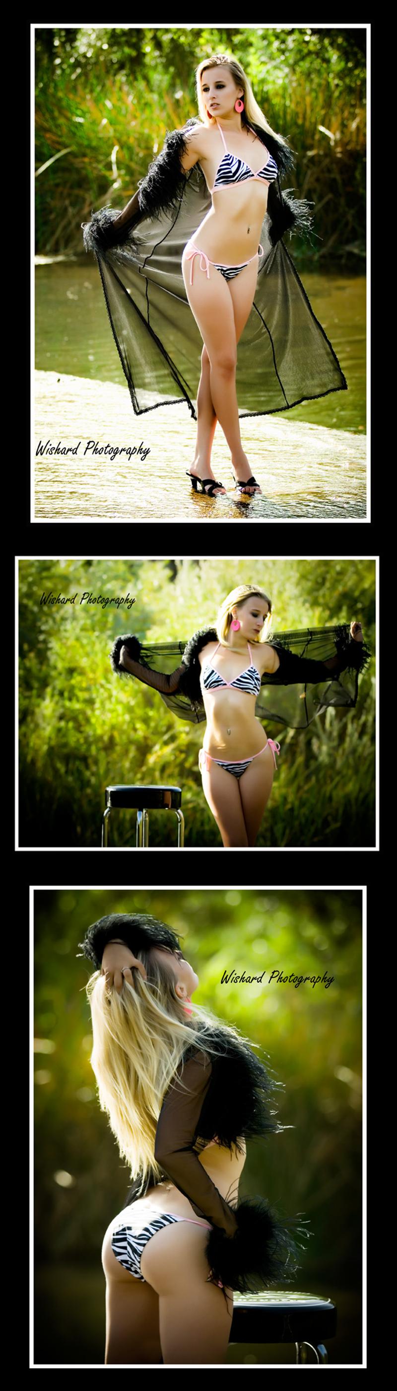 Female model photo shoot of Chantelle Mathiasson by John Wishard in the creek