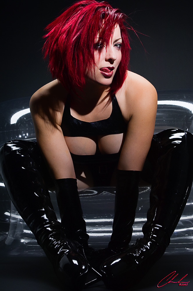 Female model photo shoot of LeEvil1 by CurvyPixels Photography in Fremont, CA 