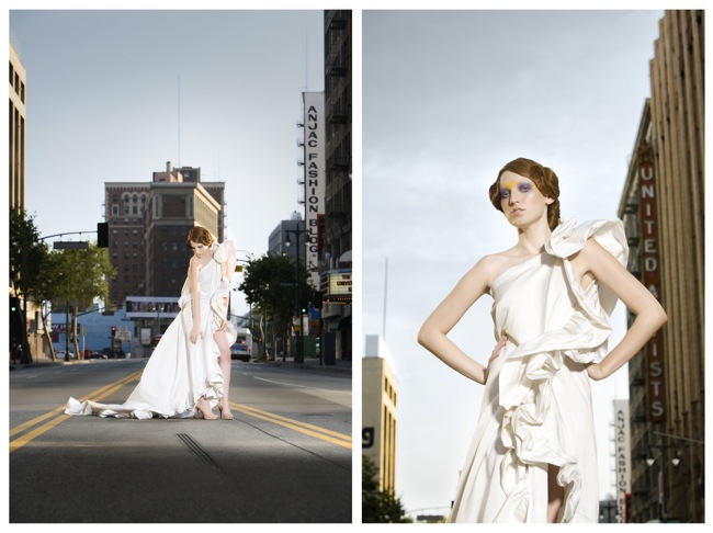 Female model photo shoot of Vivian Leigh in downtown LA