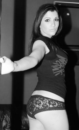 Female model photo shoot of Rochelle Polito by J Holmes Photography  in Club Venue