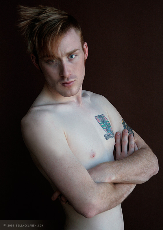 Male model photo shoot of Callum Cumming by Bill McClaren Photo, makeup by Jonathan Reese