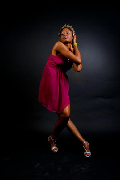 Female model photo shoot of Black Pixie in Hampton va