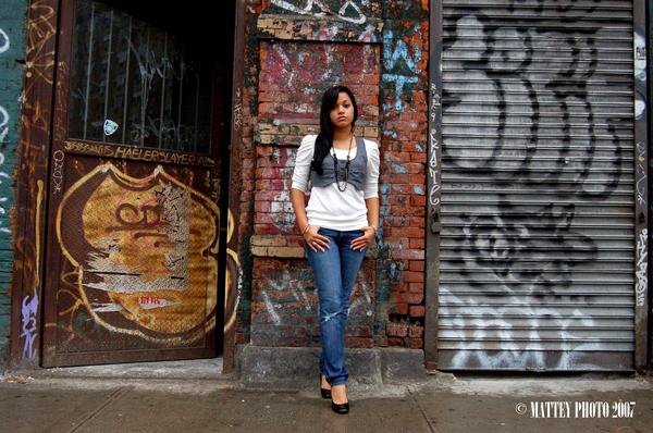 Female model photo shoot of Vanessa Barrientos by Mattey Photo in NYC
