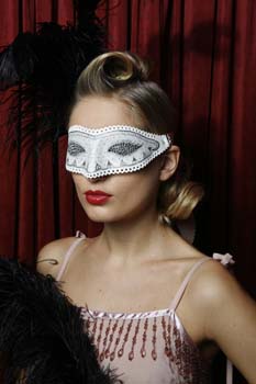 Female model photo shoot of Emma Innocenti in Volupte Lounge London
