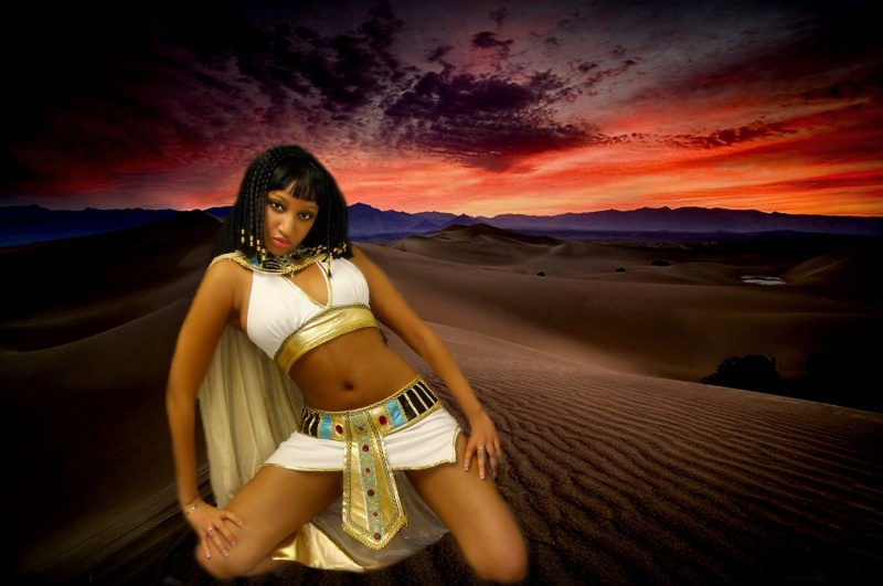 Female model photo shoot of Raven Danielle in From the kitchen counter to the desert lol!