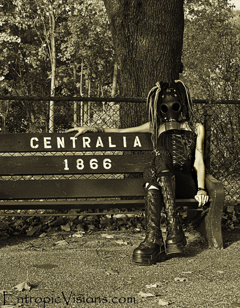 Male and Female model photo shoot of pentar and DJ Drusilla KillSwitch in Centralia, PA
