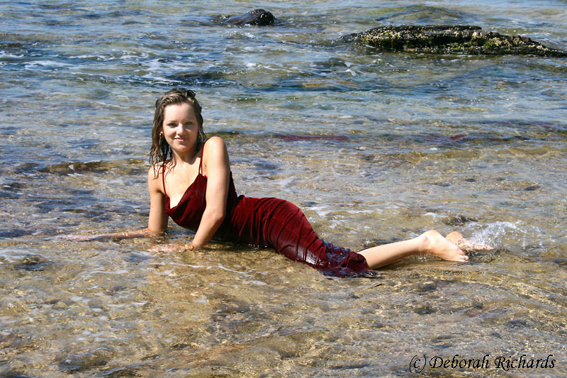 Female model photo shoot of Deborah Richards in Merewether Beach