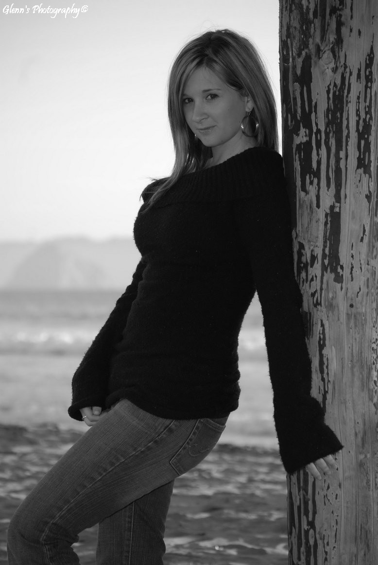 Female model photo shoot of NicoleTiffany by Glenns Photography in Cayucos, CA