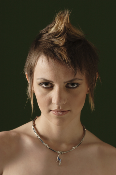 Female model photo shoot of Mila Polyak in New York City