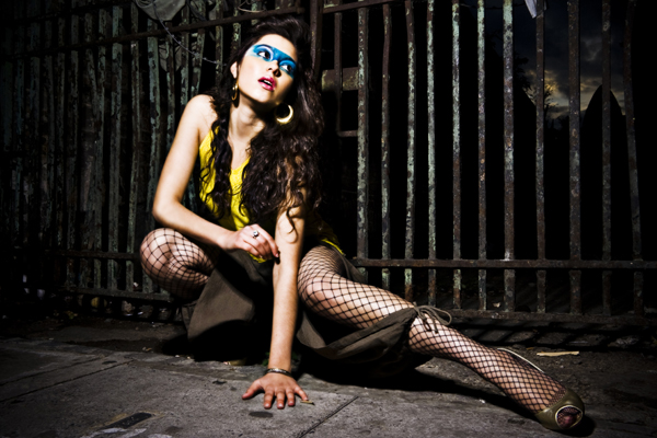 Female model photo shoot of Karmel Make Up Art by Jay-D-Will in Brick Lane