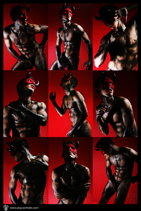 Male model photo shoot of PBG-bodypainting by picsbygaz in London