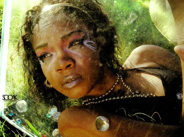 Female model photo shoot of CREATIVE DIRECTOR TL and MZ TIFFANY by Steven D Hill in FISH TANK